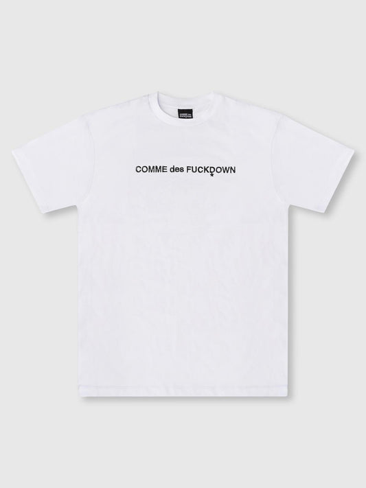 COMME DE FUCKDOWN טי שירט אוברסייז עם רקמת לוגו