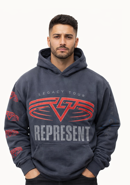 REPRESENT קפוצ'ון דו צדדי אוברסייז