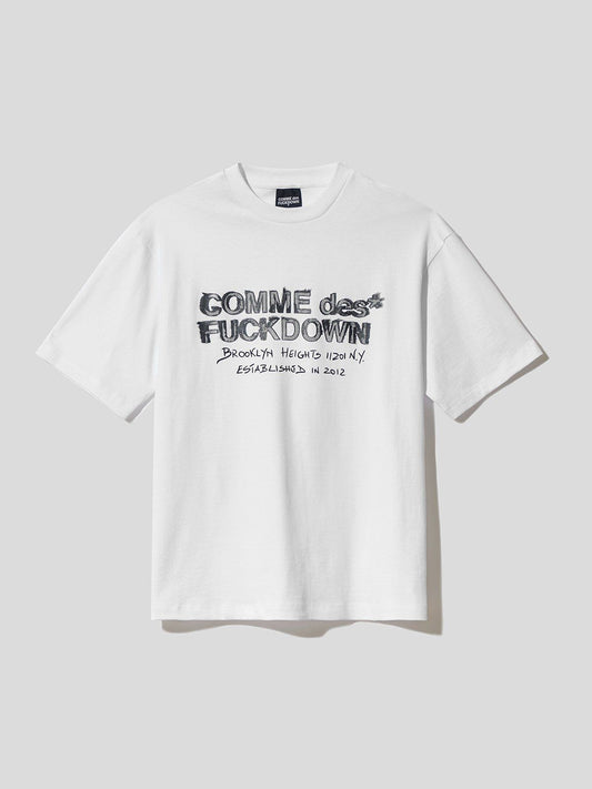 COMME des FUCKDOWN טי שרט אוברסייז