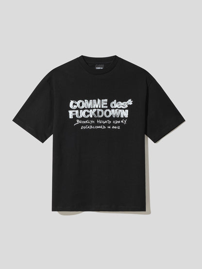COMME des FUCKDOWN טי שרט אוברסייז