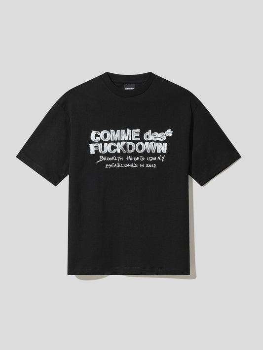 COMME des FUCKDOWN טי שרט אוברסייז