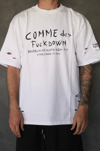 COMME des FUCKDOWN טי שרט אוברסייז