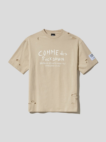 COMME des FUCKDOWN טי שרט אוברסייז