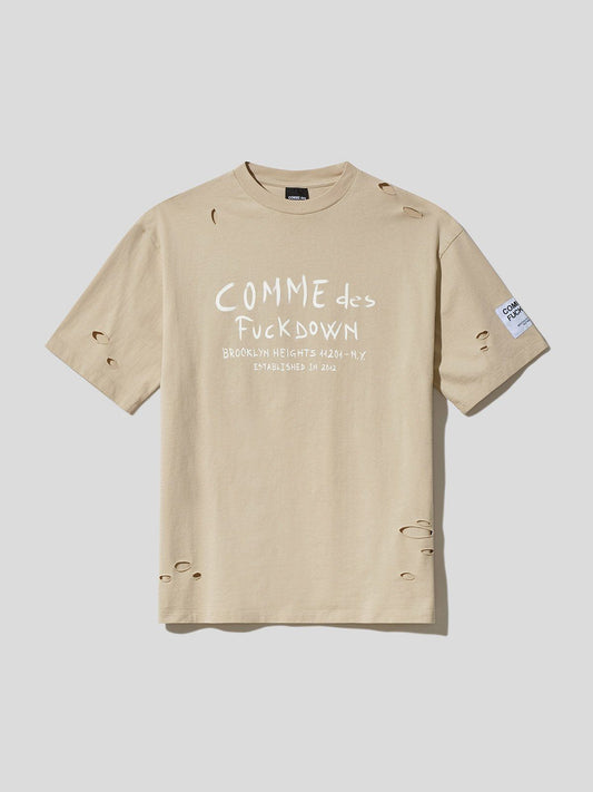 COMME des FUCKDOWN טי שרט אוברסייז