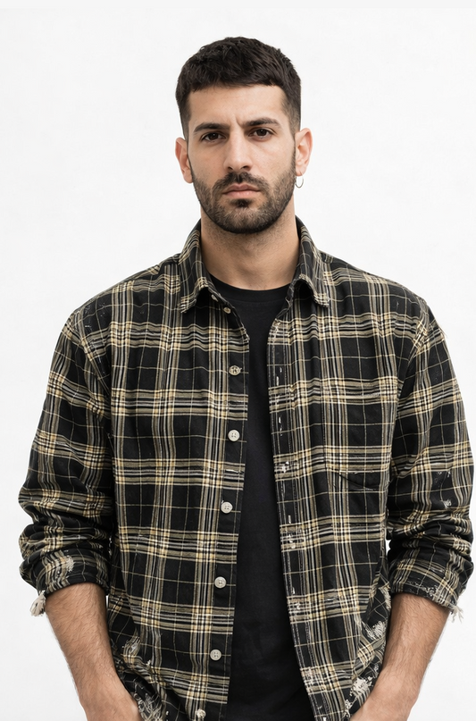 חולצה מכופתרת ארוכה COMME des FUCKDOWN