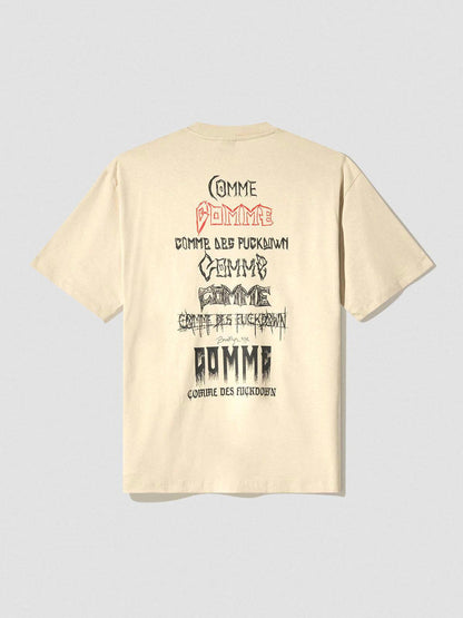COMME DE FUCKDOWN טי שירט עם הדפס