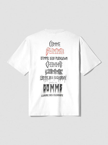 COMME DE FUCKDOWN טי שירט עם הדפס