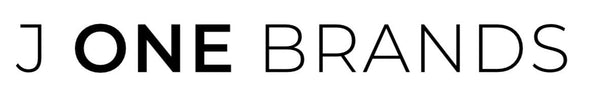Logo of J One Brands with black text on a white background