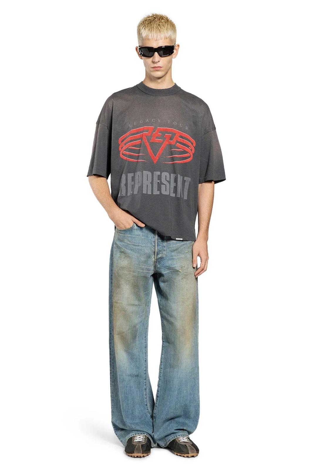 REPRESENT חולצת טי דו-צדדית