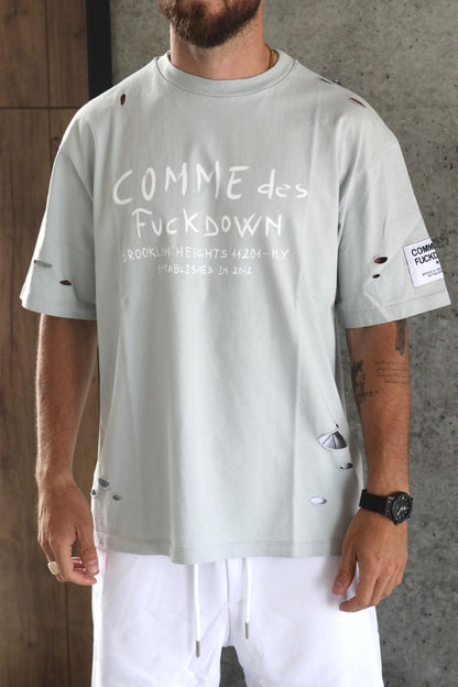 COMME des FUCKDOWN טי שרט אוברסייז